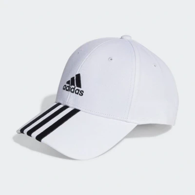 Abbildung von adidas Sportswear 3 Stripes Twill Baseball Cap, Größe: S/M, White black
