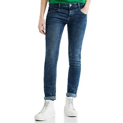 Abbildung von Street One Casual FIT Jeans Slim Fit, Damen, Größe: 27x32, Blau