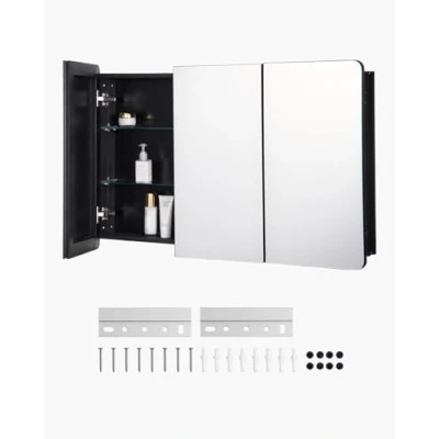 Abbildung von VEVOR Medizinschrank Arzneischrank Spiegelschrank Verstellbar 1017x135x647mm