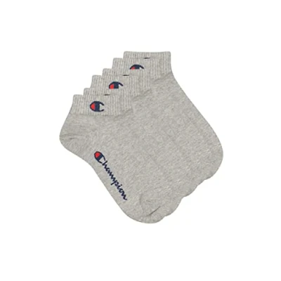 Abbildung von Champion Unisex 3 PAAR Quarter Basic Socken, Größe: 35 38, Grau