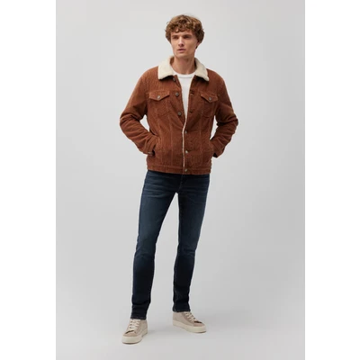 Abbildung von Mavi Aaron Übergangsjacke, Herren, Größe: Medium, Thrush corduroy denim