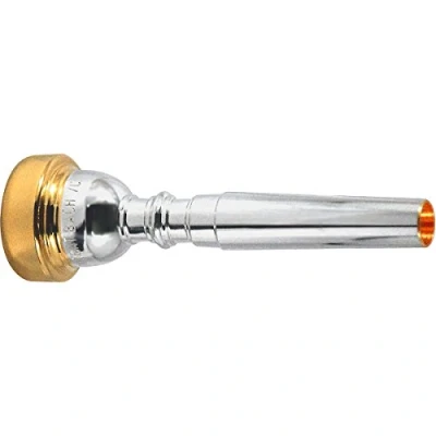 Abbildung von Vincent Bach Mundstück Trompete standard Serie 351 Modell 6C gold rim