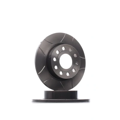 Abbildung von BREMBO 08.9488.75 Bremsscheibe 256 12 5 voll, geschlitzt beschichtet mit Schrauben VOLKSWAGEN: Golf 6, Variant, Jetta 3, SKODA: Octavia 2 Combi