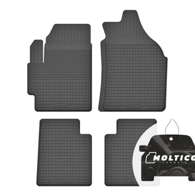 Abbildung von Gummimatten mit Rand Auto Fußmatten Gummi Automatten Passgenau 4 teilig Set passend für Daihatsu Sirion II M300 2004 2010