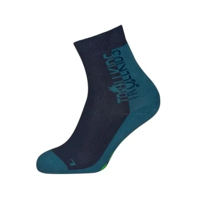 Abbildung von Trollkids gemütliche rutschfeste Kinder Antirutsch Socken für Zuhause ANTI SLIP SOCKS, Dunkel Marine/Mystisches Blau, Größe 27 30; 5 6 years