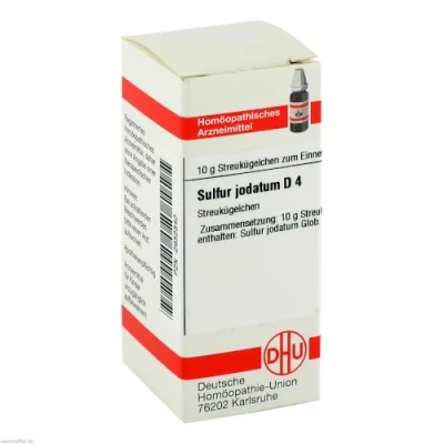 Abbildung von Sulfur Jodatum D 4 Globuli 10 g