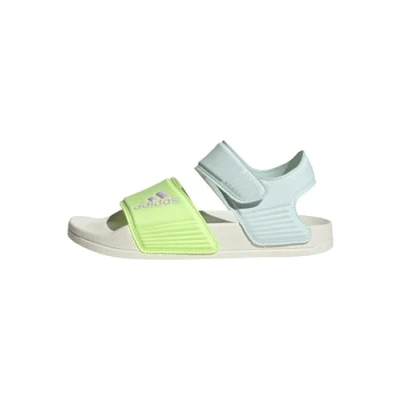 Abbildung von adidas Performance Lette Unisex Trekkingsandale für Kinder, Größe: 35, Yellow/lilac/halo mint Schuhe