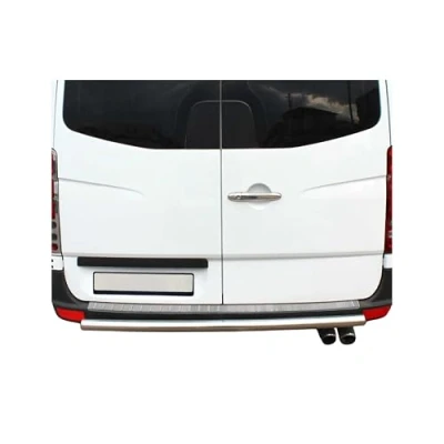 Abbildung von OMAC Ladekantenschutz Stoßstange kompatibel mit Mercedes Sprinter W906 2006 2018 Chrom Gebürstet