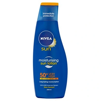 Abbildung von 6 x NIVEA SUN® Moisturising Sun Lotion 50+ Very High 200ml