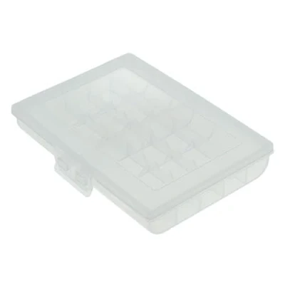 Abbildung von Transportbox für bis zu 10 Mignon (AA) / Micro (AAA) Batterien Farbe: transparent