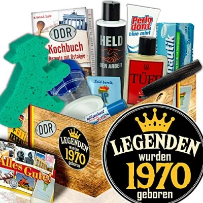 Abbildung von Geschenke 1970 / DDR Pflege Box Mann/Legenden