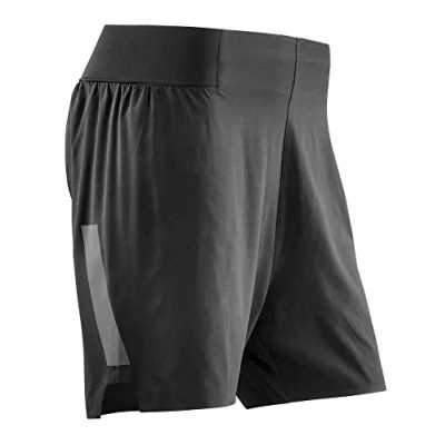 Abbildung von CEP RUN Loose FIT kurze Sporthose, Herren, Größe: Small, Black