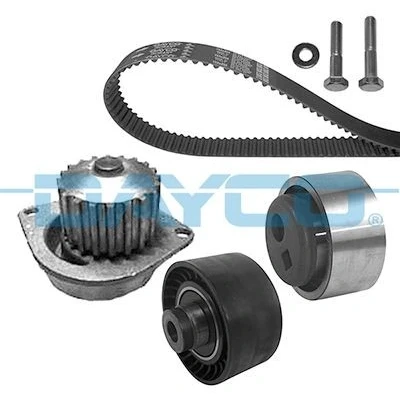 Abbildung von DAYCO KTBWP1440 Wasserpumpe + Zahnriemensatz CITROËN: Saxo Schrägheck, Xsara AX, PEUGEOT: 106 II I Schrägheck