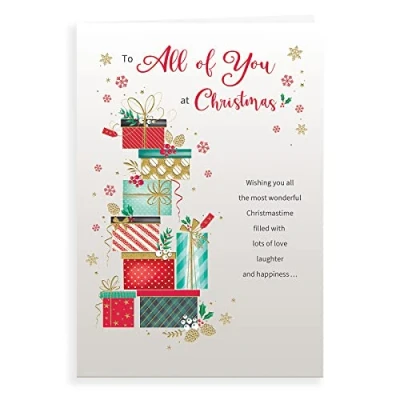 Abbildung von Regal Publishing C85590 Klassische Weihnachtskarte für alle, 22,9 x 15,2 cm