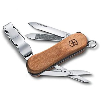 Abbildung von Victorinox, Schweizer Taschenmesser, Nail Clip 580, Multitool, Funktionen, Klinge, klein, Nagelfeile, Nagelreiniger