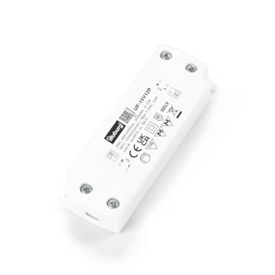 Abbildung von illuburg LED Trafo 12V 15W Flach Flackerfrei Geräuschlos für G4 GU5,3 Streifen Möbel Verdeckte Montage Netzteil Treiber Vorschaltgerät Driver Power Supply