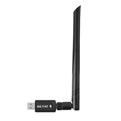 Abbildung von USB WLAN Adapter 1300Mbps WiFi Realtek RTL8812BU 5dBi Antenne AC1300 Dual Band 5.8 GHz 2.4GHz Dongle 802.11 a b g n ac Laptop Desktop PC 3.0 Netzwerk Windows 10/8/7 Mac