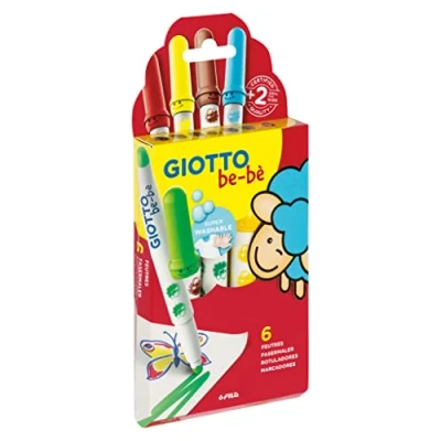 Abbildung von Giotto Be Bè Super Filzstifte, 6 Stück