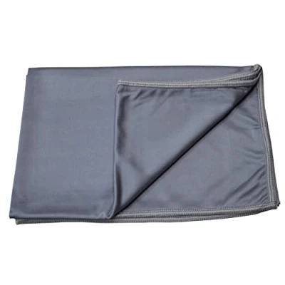 Abbildung von ROT WEISS 8016 Mikrofasertuch TOP Silk grau, 70 x 50 cm
