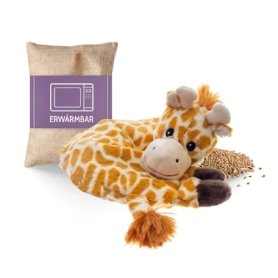 Abbildung von Habibi Plush Nacken Wärmflasche Premium Nackenhörnchen Giraffe