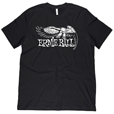 Abbildung von Ernie Ball Herren Classic Eagle T Shirt, Schwarz, Large