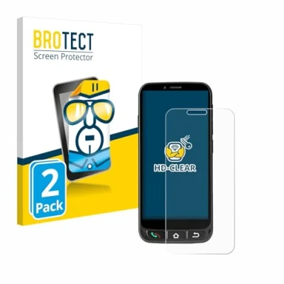 Abbildung von BROTECT (2 Stück Schutzfolie für SPC Zeus 4G Pro Displayschutz Folie Ultra Klar