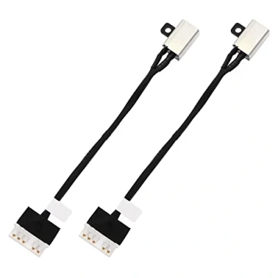 Abbildung von Create idea 2 Stück Laptop DC Gleichstrombuchse Verbinder Flexkabel Kompatibel mit Dell Inspiron 15 3000 14 3567/3576/3567/3568/3562/3578/3576 Vostro 3468