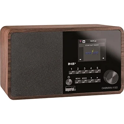 Abbildung von Imperial DABMAN i150 Internetradio/Digitalradio (Internet, DAB+ / DAB, UKW, USB, WLAN, 2,8&quot;&quot; Farbdisplay) Holz, braun