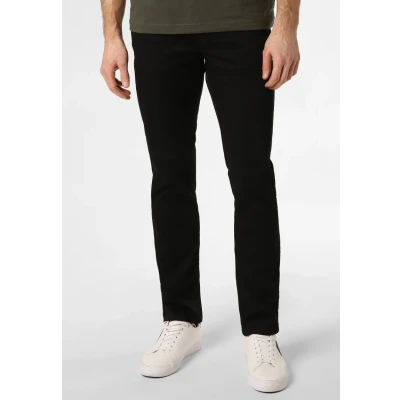 Abbildung von bugatti Jeans Slim Fit, Herren, Größe: 35x34, Tiefschwarz