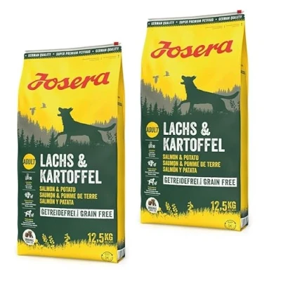 Abbildung von Josera Lachs &amp; Kartoffel 2 x 12,5kg Sparpaket Trockenfutter für Hunde