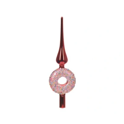 Abbildung von Ähre Glas d9l31 cm weihnachtsrot Weihnachten Decoris
