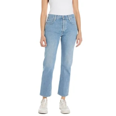 Abbildung von Replay Damen Jeans aus Comfort Denim, Blau (Light Blue 010), 24W / 28L