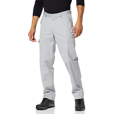 Abbildung von BP 1680 558 51 Mn Unisex Arbeitshose, mit Reißverschluss, 245,00 g/m² Stoffmischung, hellgrau,
