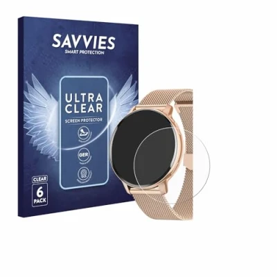 Abbildung von Savvies 6 Stück Schutzfolie für Hasakei S53 1.39&quot; Displayschutz Folie Ultra Transparent
