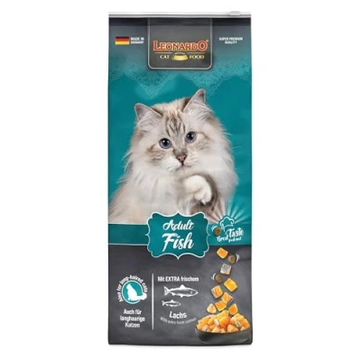 Abbildung von LEONARDO Adult Fish [15kg] Katzenfutter Trockenfutter für Katzen Alleinfuttermittel ausgewachsene Aller Rassen ab 1 Jahr