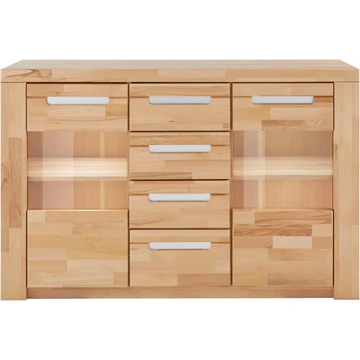 Abbildung von Home affaire Sideboard &quot;Kolding&quot;, Breite 140 cm mit 2 Glastüren