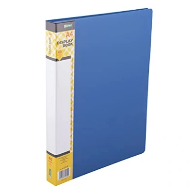 Abbildung von D.RECT Sichtbuch PP A4 40 Hüllen Sichtmappe Solid Präsentationsordner Angebotsmappen Blau
