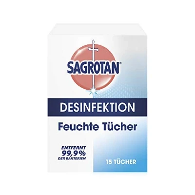 Abbildung von SAGROTAN® Desinfektionstücher DESINFEKTION 15 Tücher