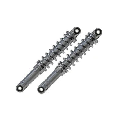 Abbildung von Stoßdämpfer Satz Grau/Chrom 310mm für Tomos A3 A35 Mofa Moped