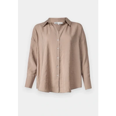 Abbildung von ONLY Onlzazima Loose Shirt Hemdbluse, Damen, Größe: XS, Silver mink