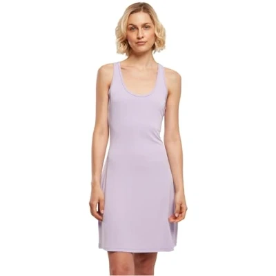 Abbildung von Urban Classics Racer Etuikleid, Damen, Größe: Large, Lilac