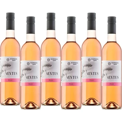 Abbildung von VENTUS Roséwein Qualitätswein 2021, von Hand gelesener trockener Wein (6 x 0.75 l)