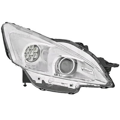 Abbildung von VALEO ORIGINAL PART 046867 Scheinwerfer rechts mit Kurvenlicht für Rechtsverkehr ohne Stellmotor LWR, Steuergerät Xenon PEUGEOT: 508 I SW