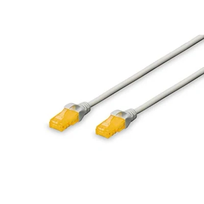 Abbildung von DIGITUS LAN Kabel Cat 6A 0,5m RJ45 Netzwerkkabel U/UTP Ungeschirmt Kompatibel zu 6 &amp; 7 Grau