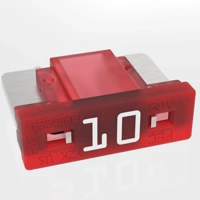 Abbildung von AUPROTEC Mini LP Kfz Sicherungen Flachstecksicherungen 2A 30A Auswahl: 10A Ampere rot, 50 Stück