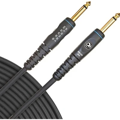Abbildung von Planet Waves PW G 05 Custom Series Cables Instrumentenkabel, schwarz, 1,5 m (5 Fuß)