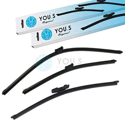 Abbildung von YOU.S SCHEIBENWISCHER SET VORNE + HINTEN 650 475 330 mm (3 Stück)
