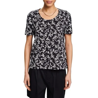 Abbildung von Esprit Tshirt print, Damen, Größe: 36, Black