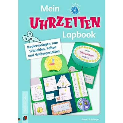 Abbildung von Mein Uhrzeiten Lapbook: Kopiervorlagen zum Schneiden, Falten und Weitergestalten