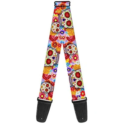 Abbildung von buckle down, Sugar Skull Motiv, mehrfarbig, 5 cm breit, 5054